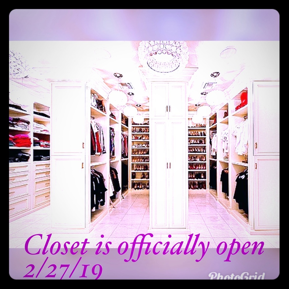 Closet is officially open!